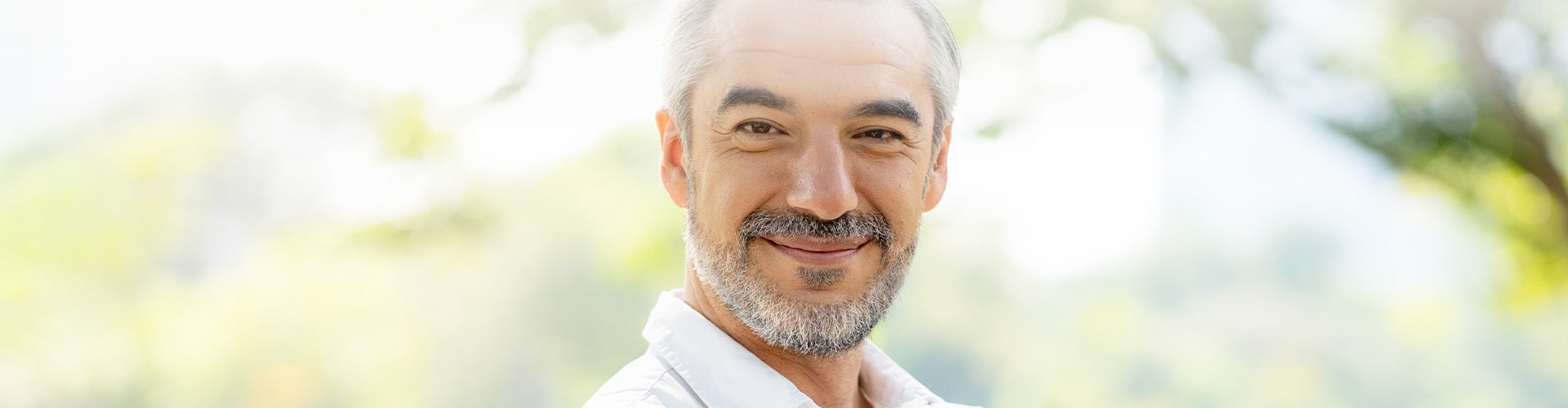 middle aged man smiling